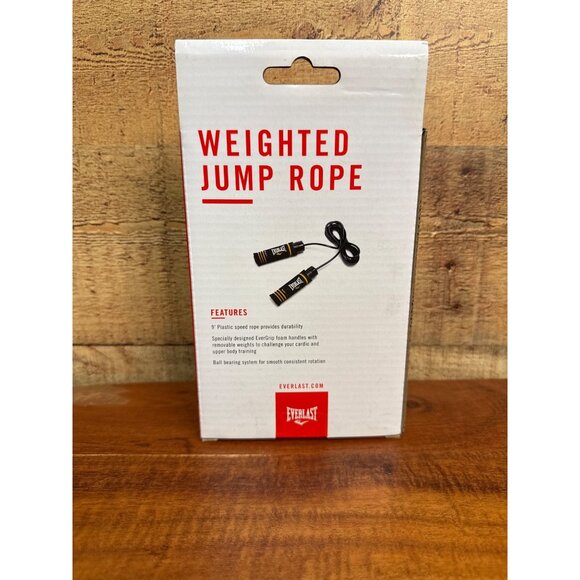 Everlast Weighted Jump Rope 9 Speed Rope NEW - Picture 2 of 4